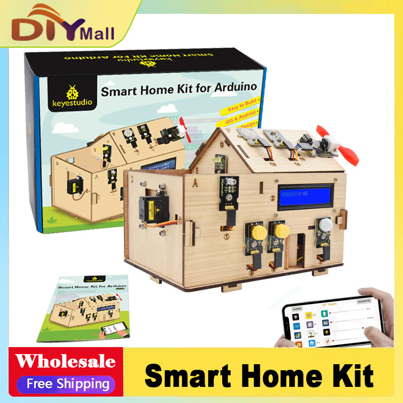 Home Automation Diy Projects - Kit Rumah Pintar IoT Keyestudio dengan