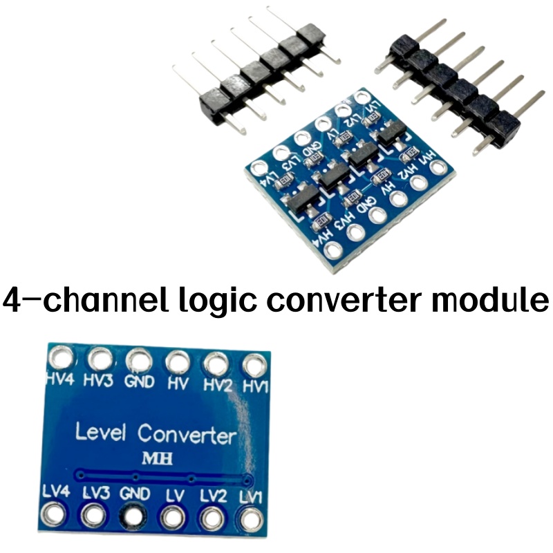 Level Shifter 3.3V - Modul Konverter Tingkat Logika 4 Saluran