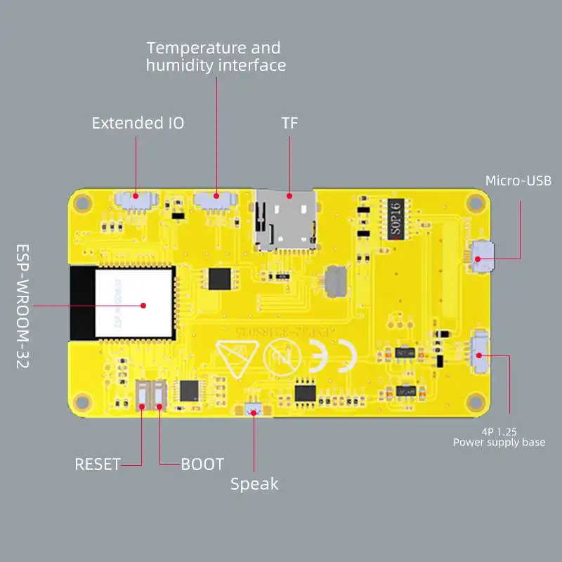 Home Automation Arduino - ESP32-3248S035 Modul Layar LCD Pintar 3,5