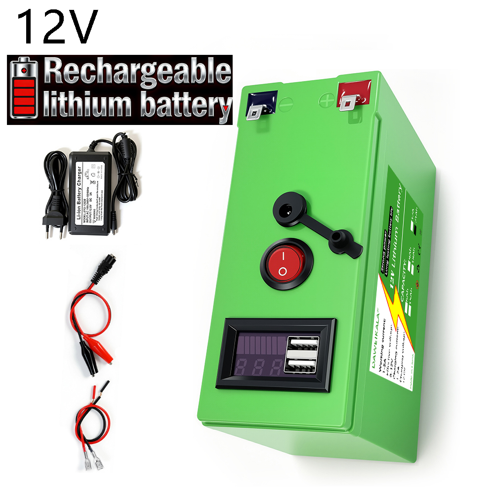 Home Automation Industry - Baterai 12V 9Ah-21Ah 18650 Lithium Rechargeable