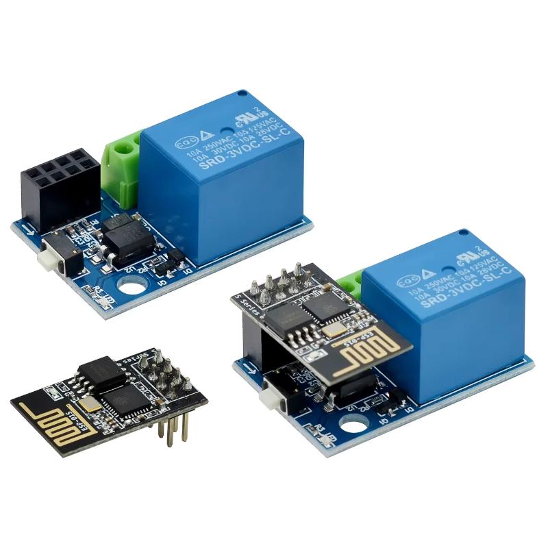 Home Automation Diy Projects - Modul Relay Wifi ESP8266 ESP‑01S 5V,