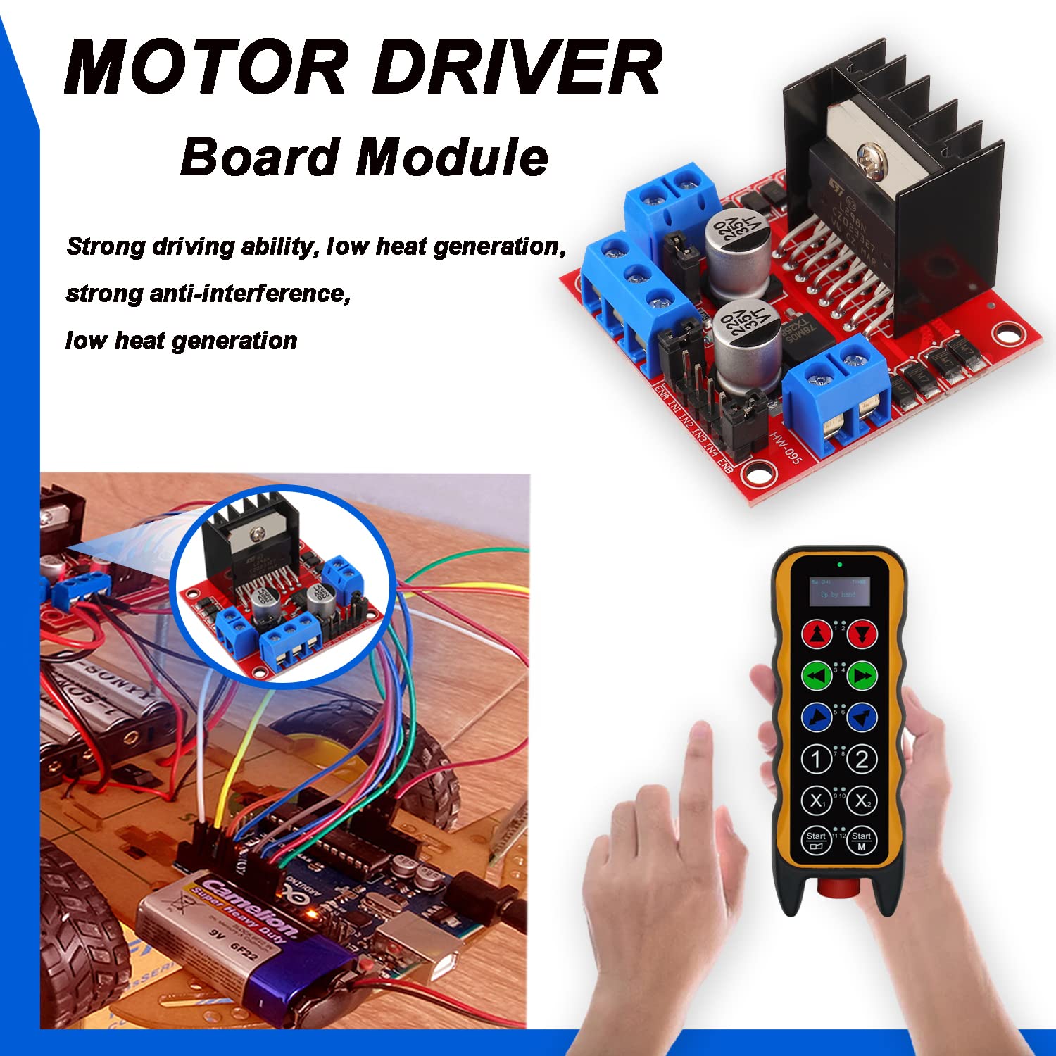L298N papan pengontrol Drive M - Home Automation Arduino ulasan dan harga