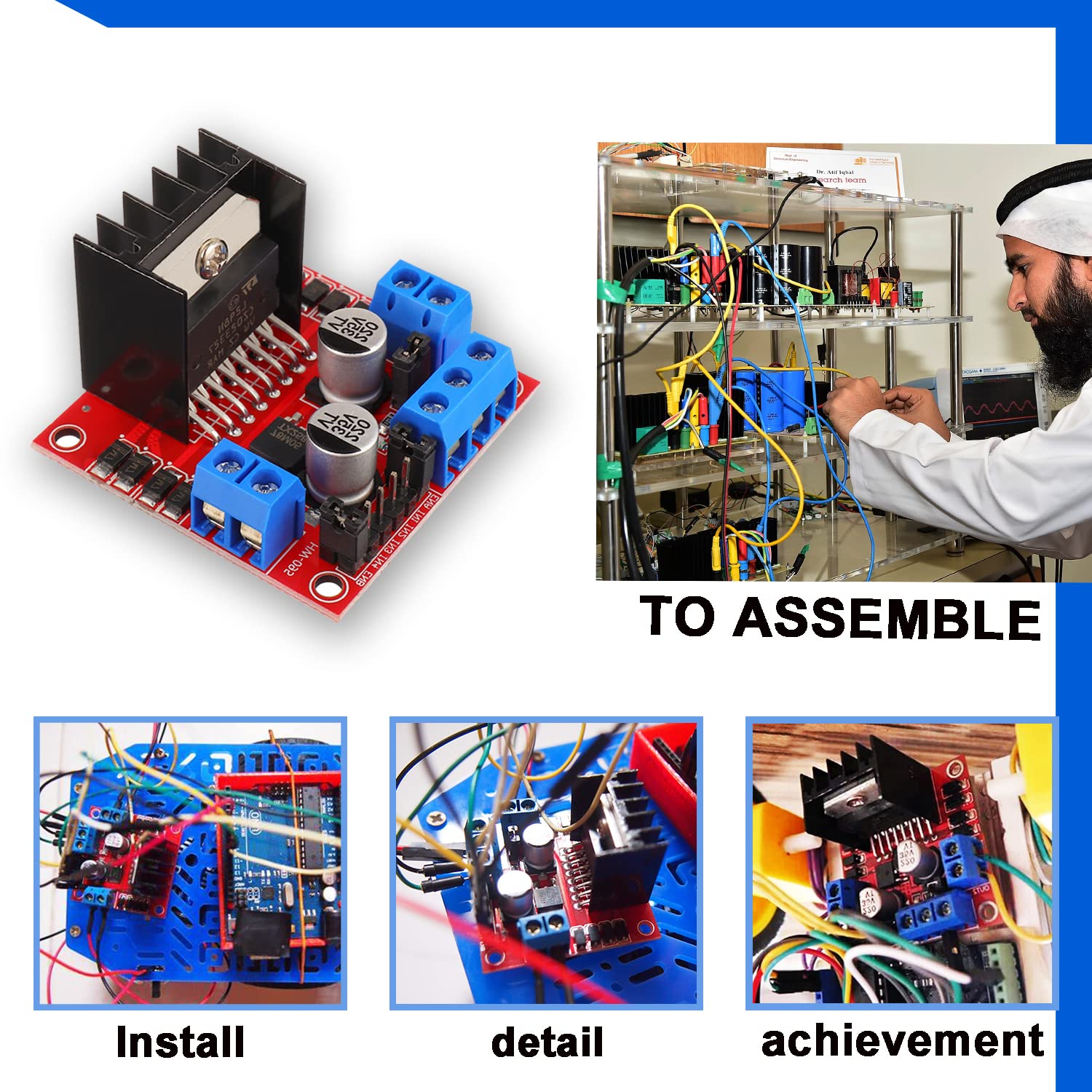 L298N papan pengontrol Drive M - Home Automation Arduino ulasan dan harga