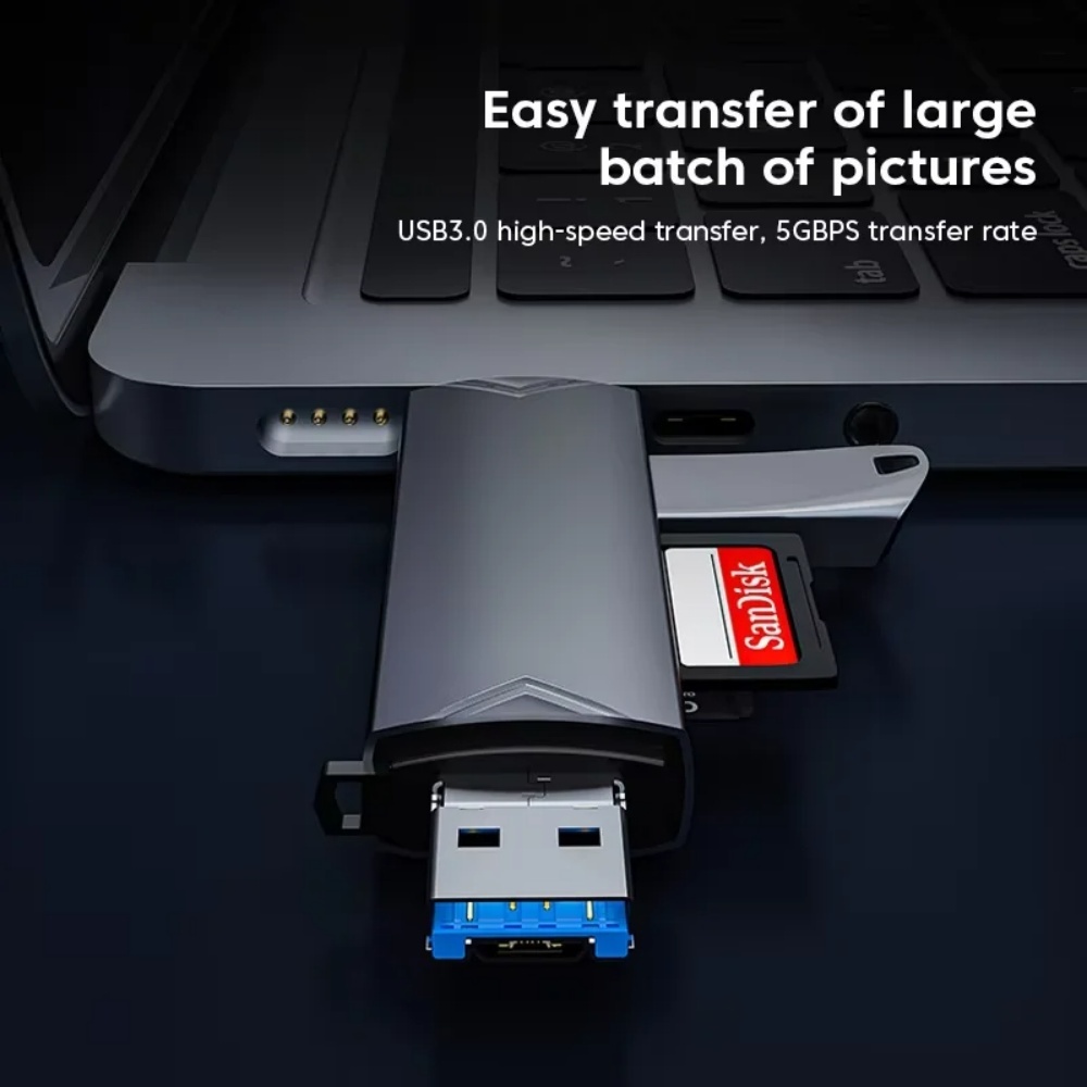 Pembaca Kartu USB 3.0 OTG 6-in - Home Assistant Sd ulasan dan harga
